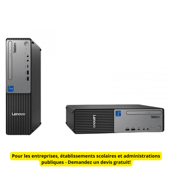LENOVO THINKCENTRE NEO 50s Gen 5 SFF / i3-14100 / 8GO / 256GO SSD / Win 11 Pro / VGA-HDMI-DP / Gar 3 ans (12XD00C7FR) – POUR LES PROS / DEMANDEZ UN DEVIS GRATUIT