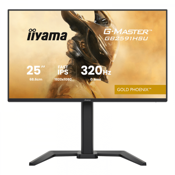 MONITEUR PC IIYAMA 24.5" LED - G-MASTER GB2591HSU-B1 GOLD PHOENIX / 0.4ms / 320Hz / HDMI/DP