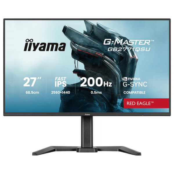 MONITEUR PC IIYAMA 27" LED - G-MASTER GB2771QSU-B1 RED EAGLE / 0.5ms / 2.5K / 200Hz / HDMI/DP