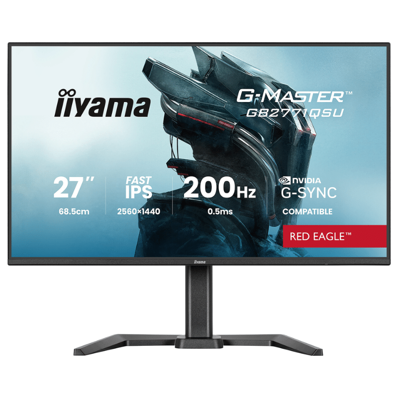 MONITEUR PC IIYAMA 27″ LED – G-MASTER GB2771QSU-B1 RED EAGLE / 0.5ms / 2.5K / 200Hz / HDMI/DP