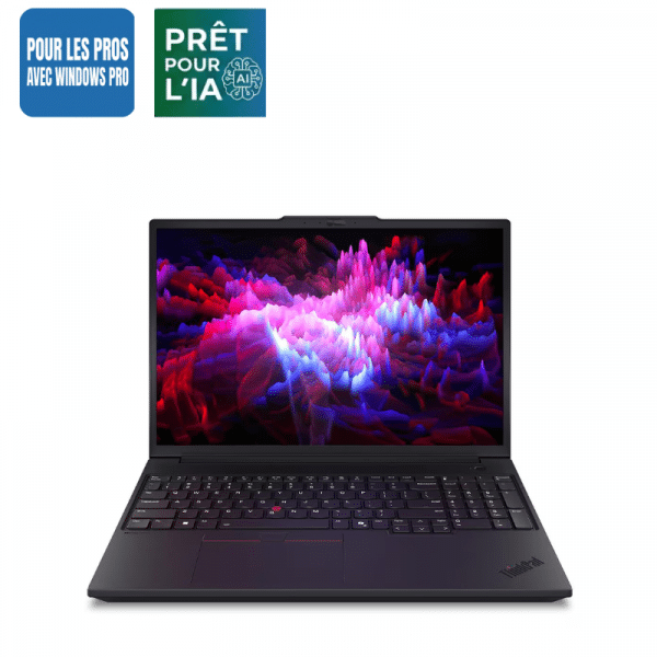 LENOVO THINKPAD P16v GEN 3 16" / Intel Core Ultra 7-265H / 32GO / 1TO SSD / NVIDIA RTX PRO 2000 8GO / Win 11 Pro / Gar 3 ans / (21RS000XFR) – POUR LES PROS / DEMANDEZ UN DEVIS GRATUIT