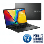 ASUS VIVOBOOK GO 14 E1404FA-EB838W 14" / AMD RYZEN 5-7520U, 4 coeurs / 16GO RAM / 512GO SSD / Win 11 Famille / Gar 3 ans (90NB0ZS2-M01CZ0) – CLIQUEZ POUR VOIR LES DÉTAILS / APPELEZ POUR POSER VOS QUESTIONS
