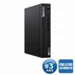 LENOVO THINKCENTRE M70q G5 TINY / INTEL CORE i3-14100T, 4 coeurs / 8GO RAM / 256GO SSD / Win 11 Pro / HDMI-DP / Gar 3 ans (12TD000KFR)  – CLIQUEZ POUR VOIR LES DÉTAILS / DEMANDEZ UN DEVIS GRATUIT
