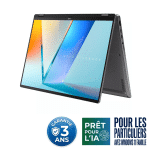 ASUS VIVOBOOK 14 FLIP TP3407SA-FLIP-DRSG259W 14" OLED TACTILE / INTEL CORE ULTRA 7-256V, 8 coeurs / 16GO RAM / 512GO SSD / Win 11 Famille / Gar 3 ans (90NB14Y1-M00M20) – CLIQUEZ POUR VOIR LES DÉTAILS / APPELEZ POUR POSER VOS QUESTIONS