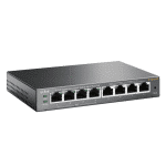 SWITCH PoE TP-LINK 8-PORTS RJ45 GIGABIT 4-PORTS POE INCLUS 64W (TL-SG108PE)